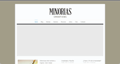 Desktop Screenshot of minoriascreativas.com