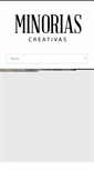 Mobile Screenshot of minoriascreativas.com