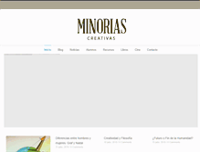 Tablet Screenshot of minoriascreativas.com